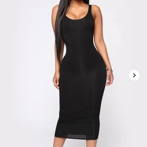 Elegant Black Bodycon Dress